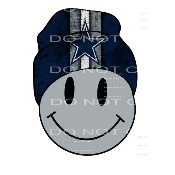 Dallas Smile face # 9060 Sublimation transfers - Heat 