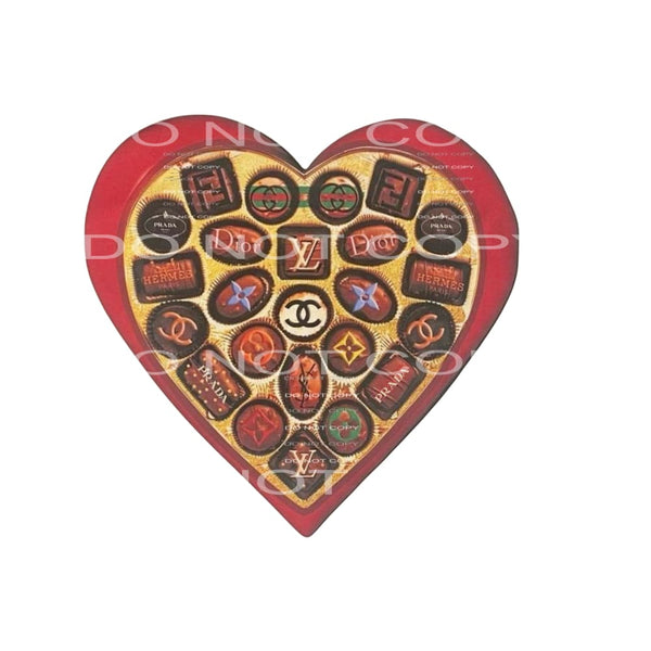 Designer Heart # 2358 Sublimation transfers - Heat Transfer