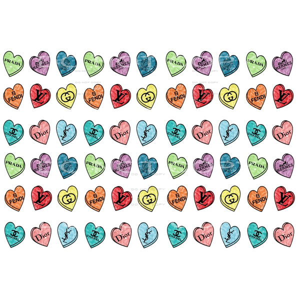designer label sheet # 7781 Sublimation transfers - Heat 