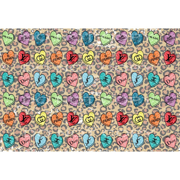 designer label sheet # 7783 Sublimation transfers - Heat 