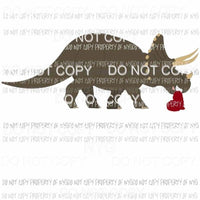 Dinosaur heart #1 Sublimation transfers Heat Transfer