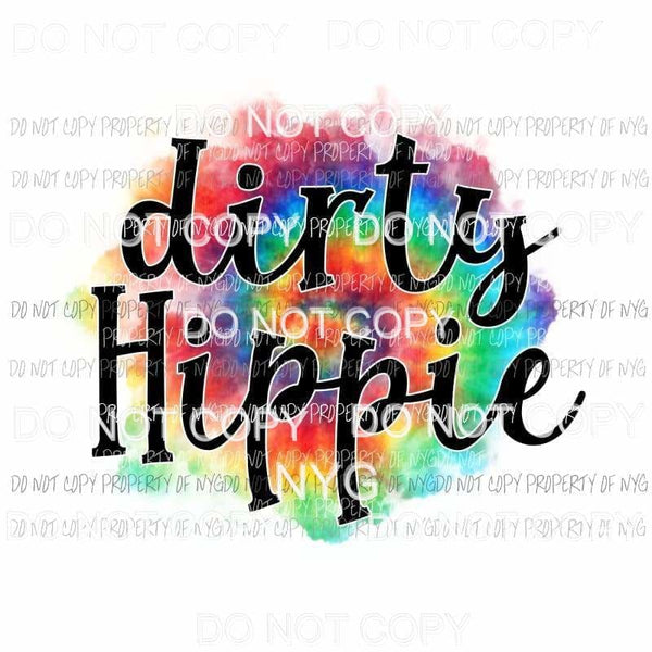 Dirty Hippie tie dye Sublimation transfers Heat Transfer