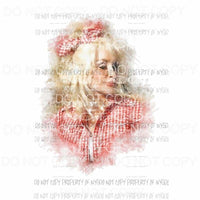Dolly #15 parton county music Sublimation transfers Heat Transfer