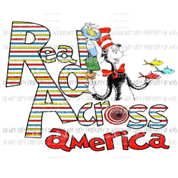 Dr Seuss # 208 Sublimation transfers Heat Transfer