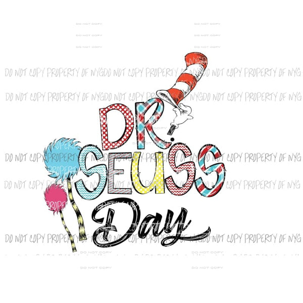 Dr Seuss Day Sublimation transfers Heat Transfer