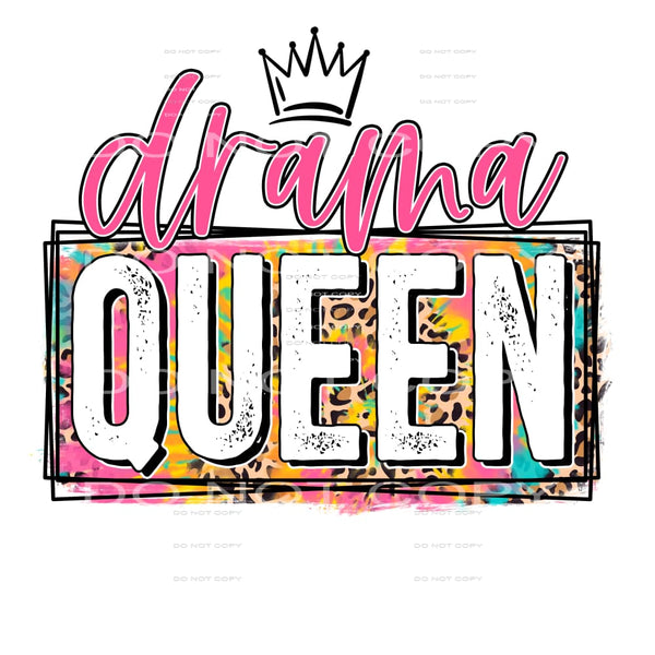 drama queen #4742 Sublimation transfers - Heat Transfer