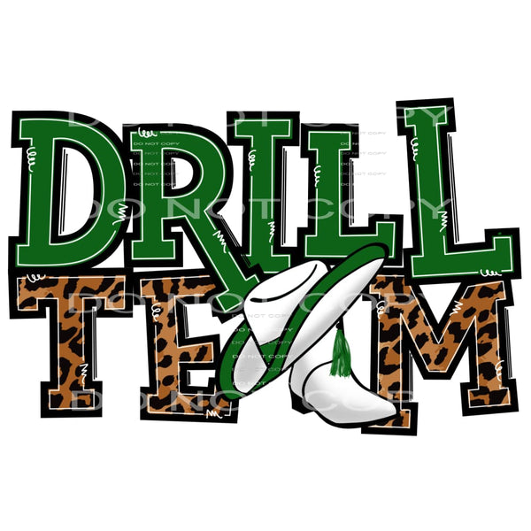 Drill Team # 99297 Sublimation transfers - Heat Transfer