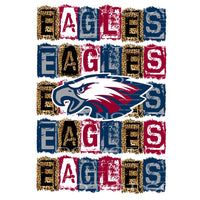 Eagle Block RED BLUE # 88821 JOPLIN Sublimation - Heat 