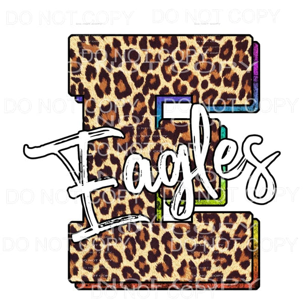 Eagles Leopard Sublimation transfers - Heat Transfer