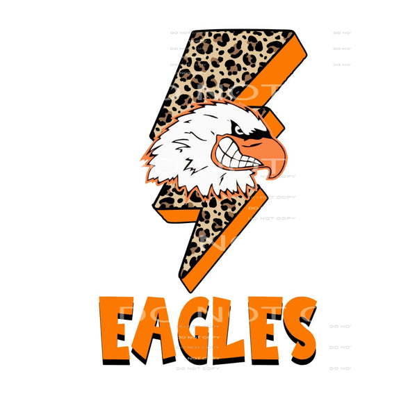 EAGLES Lightning bolt # 55067 Sublimation - Heat Transfer