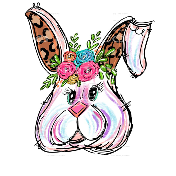 Easter bunny #7161 Sublimation transfers - Heat Transfer