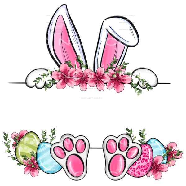Easter Bunny Name #4401 Sublimation transfers - Heat