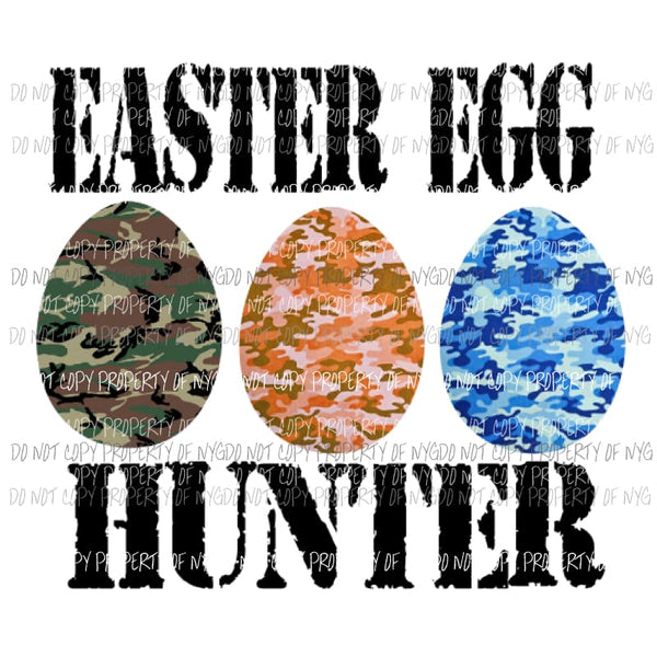 Easter egg hunter 1 Sublimation transfers Heat Transfer