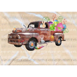 Easter Truck sublimation transfer