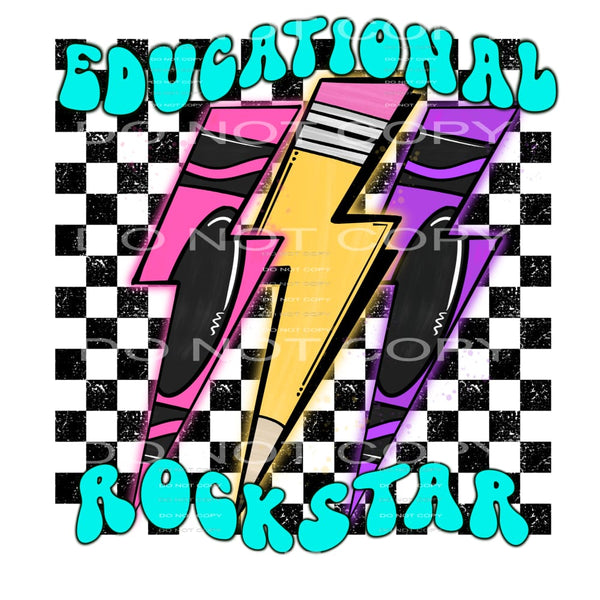 educational rockstar #7324 Sublimation transfers - Heat 