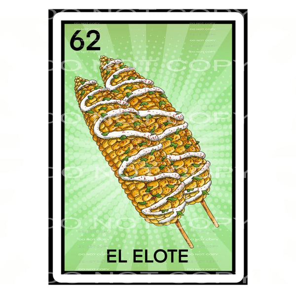 el elote #4958 Sublimation transfers - Heat Transfer