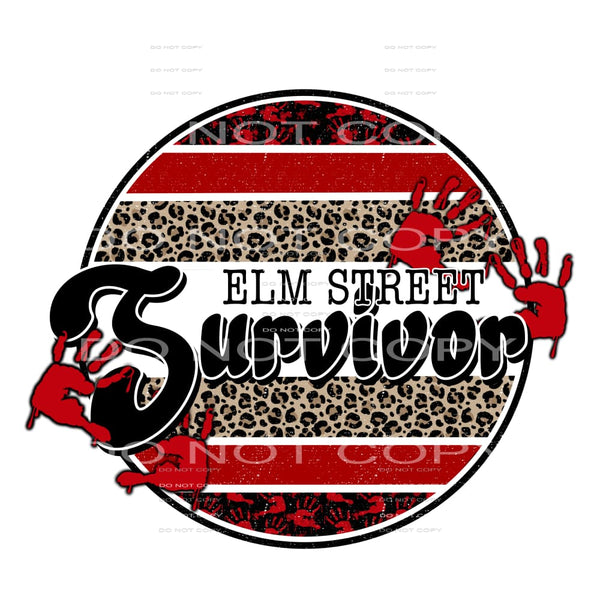 elm street survivor #7327 Sublimation transfers - Heat 