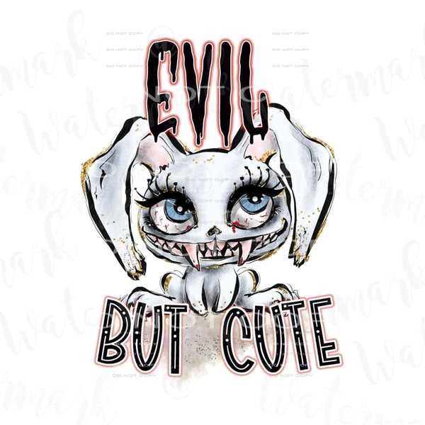 evil but cute #7173 Sublimation transfers - Heat Transfer