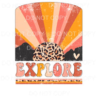 Explore Leopard Sun Retro Sublimation transfers - Heat 