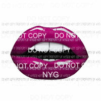 Face mask Lips # 2 and when you open you see teeth Sublimation transfers Heat Transfer