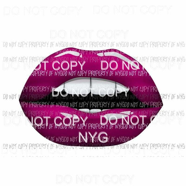 Face mask Lips # 2 and when you open you see teeth Sublimation transfers Heat Transfer