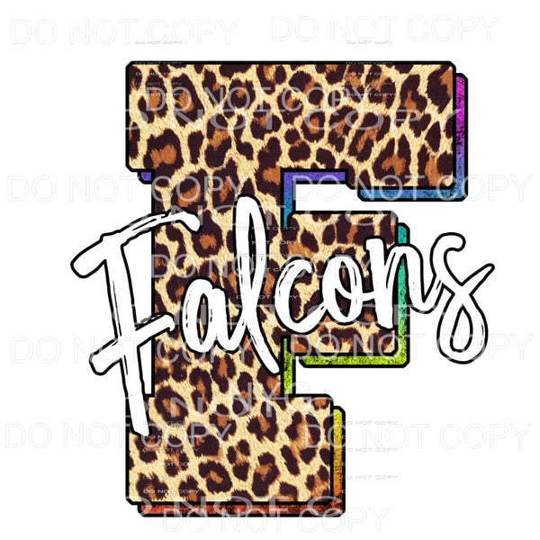 Falcons Leopard Sublimation transfers - Heat Transfer