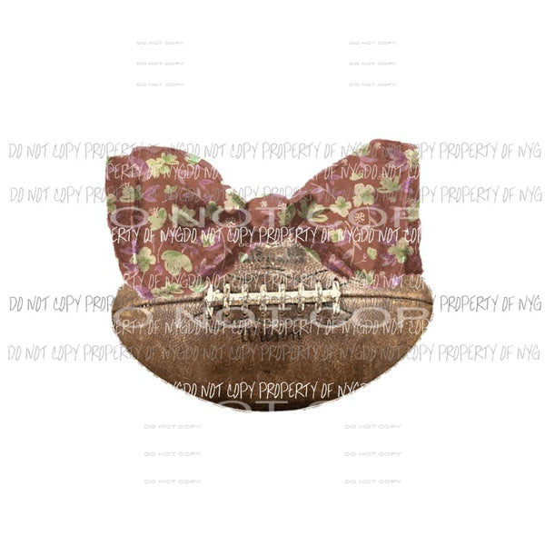 fall bow football Sublimation transfers Heat Transfer