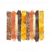 Fall Brush Strokes Sheet #1 Sublimation transfers - Heat 