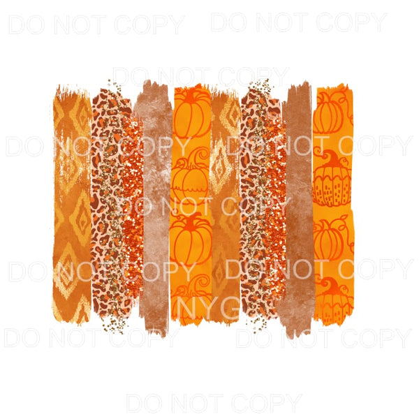 Fall Brush Strokes Sheet #4 Sublimation transfers - Heat 