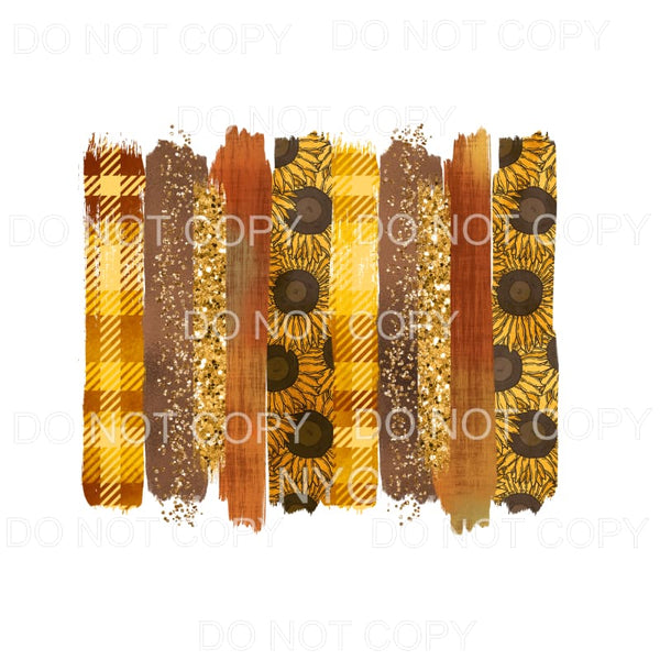 Fall Brush Strokes Sheet #5 Sublimation transfers - Heat 