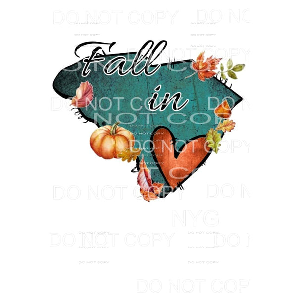 Fall In South Carolina #3 Sublimation transfers - Heat 