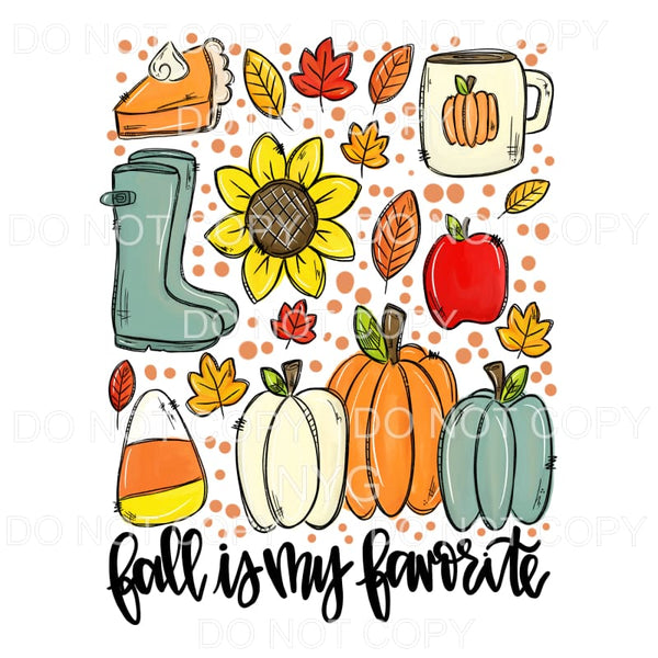Fall is my Favorite # 902 Sublimation transfers - Heat 