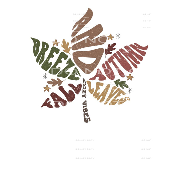 Fall Leaves # 5522 Sublimation transfers - Heat Transfer