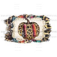 fall serape pumpkin Sublimation transfers Heat Transfer
