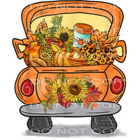 Fall Truck # 8757 sublimation transfers - Heat Transfer