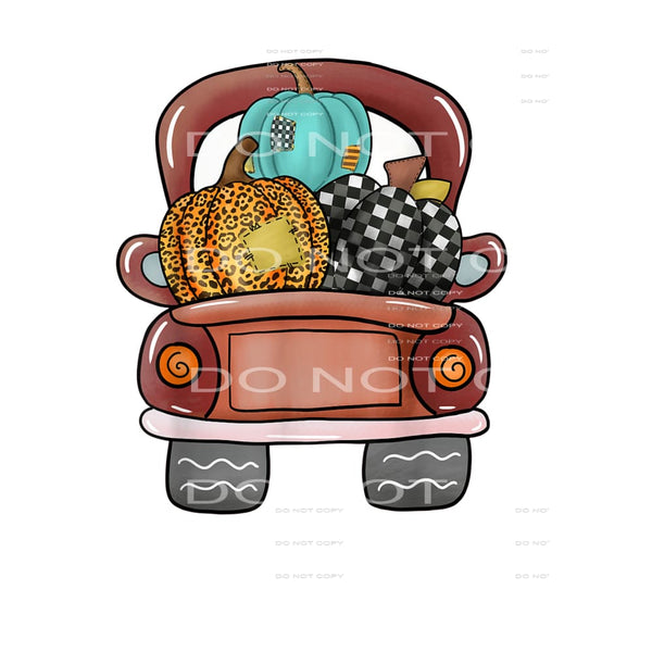 Fall Truck # 8759 sublimation transfers - Heat Transfer