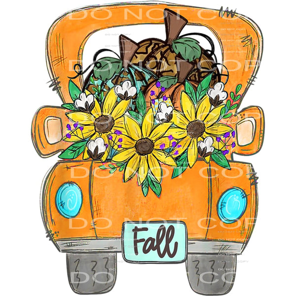 Fall Truck # 8761 sublimation transfers - Heat Transfer