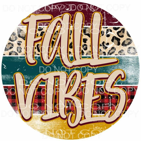 Fall Vibes Distressed Vintage Maroon Leopard Green Red Plaid