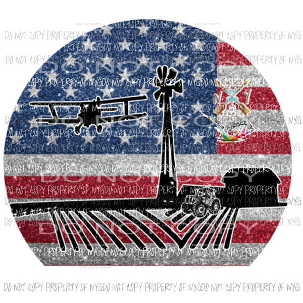 Farm flag Sublimation transfers Heat Transfer