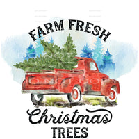 farm fresh Christmas trees #7404 Sublimation transfers - 