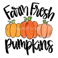 Farm Fresh Pumpkins #84 Sublimation transfers - Heat 
