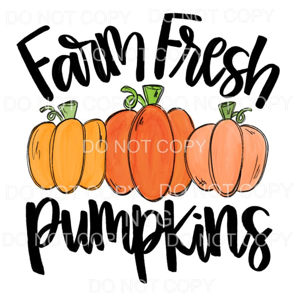 Farm Fresh Pumpkins #84 Sublimation transfers - Heat 