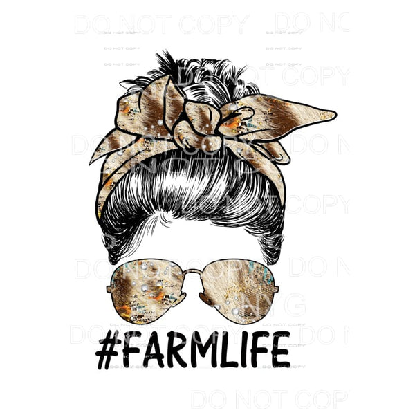 Farm life bun Sublimation transfers - Heat Transfer