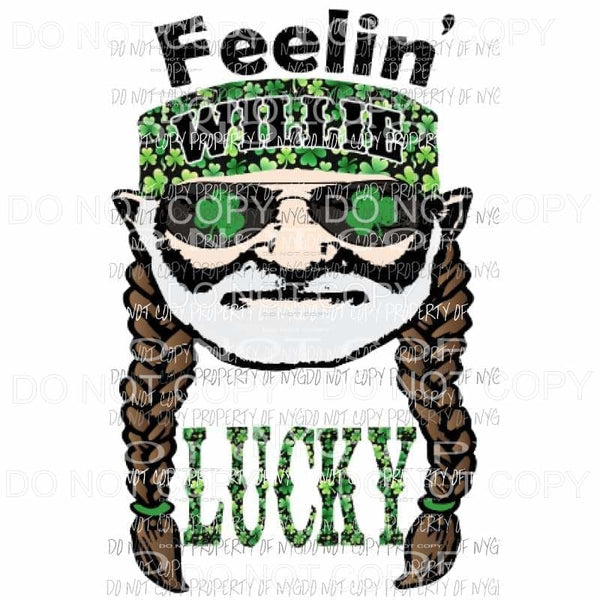Feelin Willie Lucky Sublimation transfer Heat Transfer