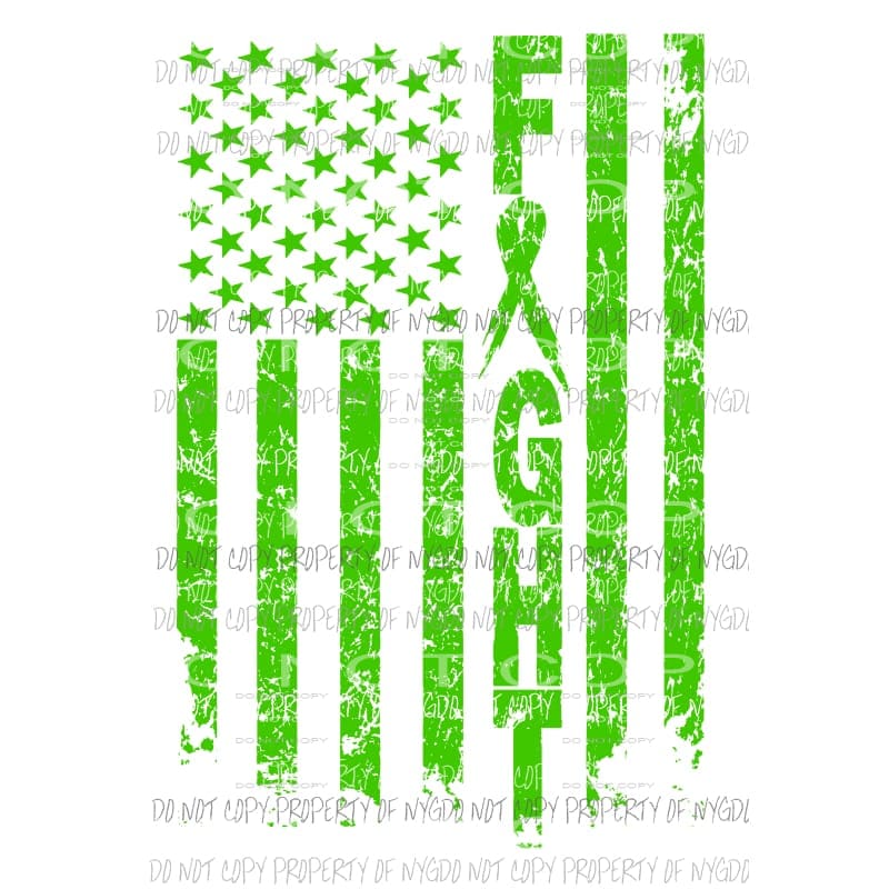 martodesigns - Fight FLAG Cancer Lime Green Sublimation
