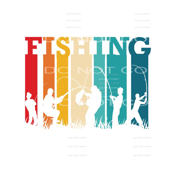 fishing #6122 Sublimation transfers - Heat Transfer