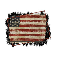 Flag framed America # 22965 Sublimation transfers - Heat 
