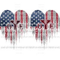 Flag heart custom Maroon 2 show you will receive one Sublimation transfers Heat Transfer
