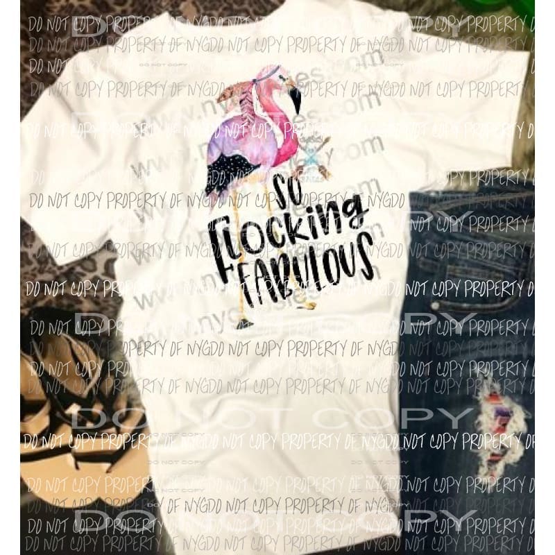 martodesigns Flamingo 3 sublimation transfer