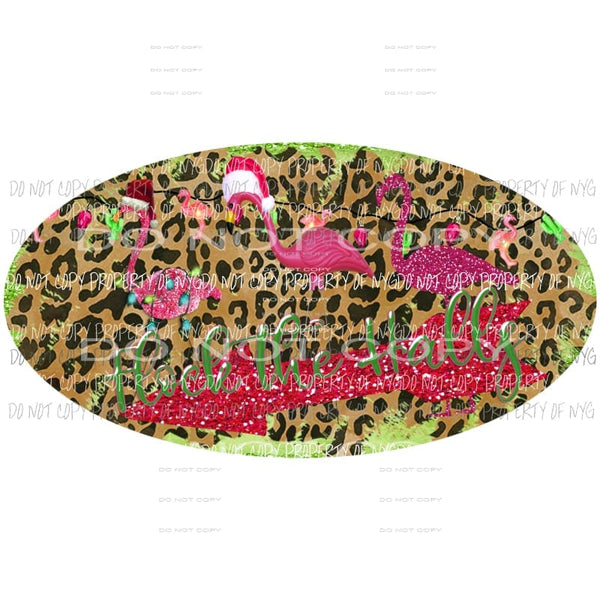 flock the halls Sublimation transfers Heat Transfer